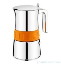 Кофеварка гейзерная на 4 чашки &quot;BRA /Elegance Orange&quot;  / 154868