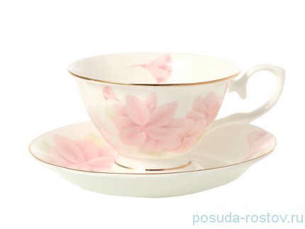 Набор чайных пар 6 шт &quot;Розовые орхидеи&quot; / 137021