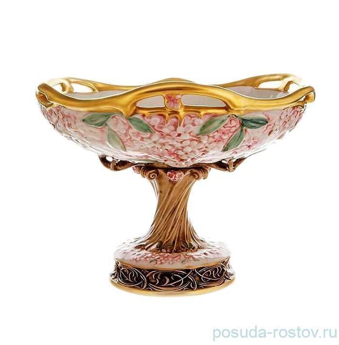 Фруктовница 30 см н/н розовая Royal Dux Bohemia "Райское дерево" / 139221 Фруктовница 30 см н/н розовая Royal Dux Bohemia "Райское дерево" / 139221