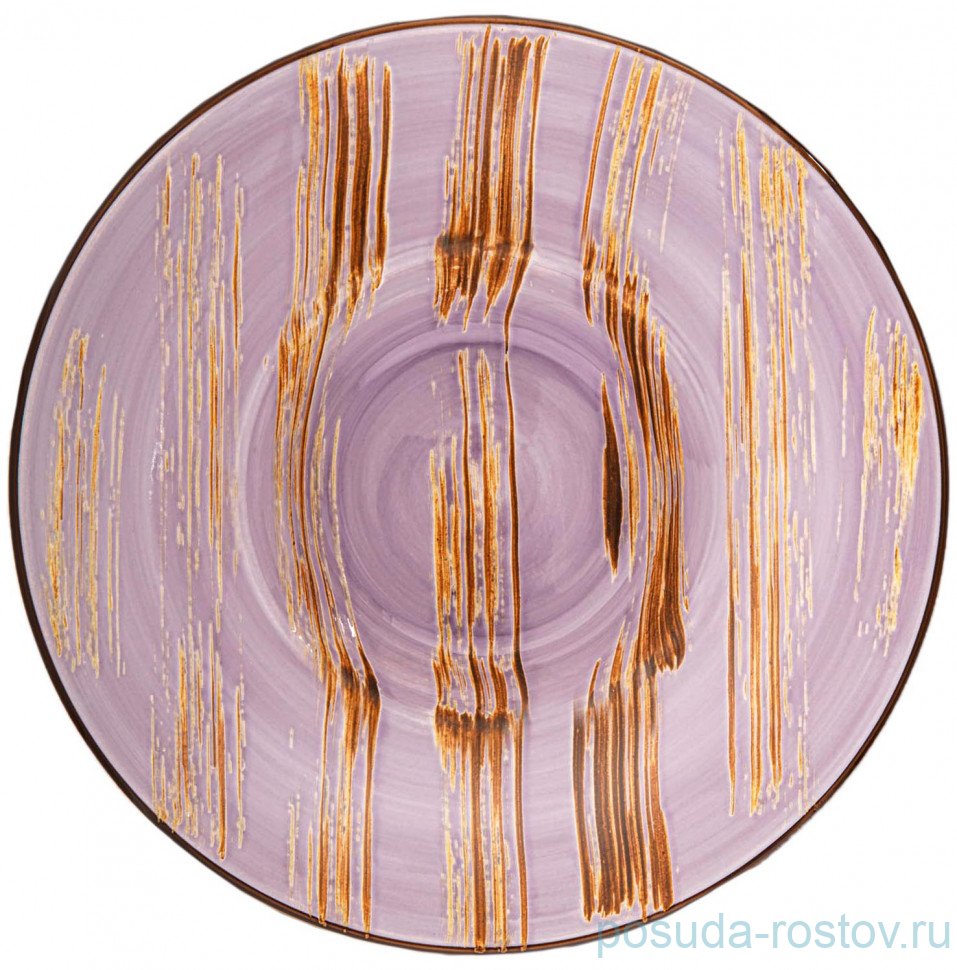 Тарелка 25,5 см глубокая сиреневая "Scratch" / 261514 Тарелка 25,5 см глубокая сиреневая "Scratch" / 261514