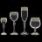 Бокалы для белого вина 200 мл 6 шт &quot;Люция /Орнамент серебряный&quot; / 029592