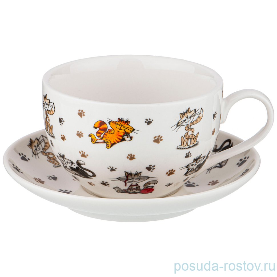 Чайная пара 300 мл 1 шт "веселые друзья" / 213549