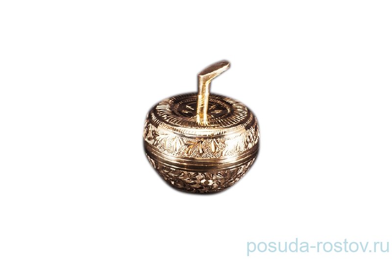 Шкатулка Раджастан "Яблоко" латунь "Раджестан" / 054557 Шкатулка Раджастан "Яблоко" латунь "Раджестан" / 054557