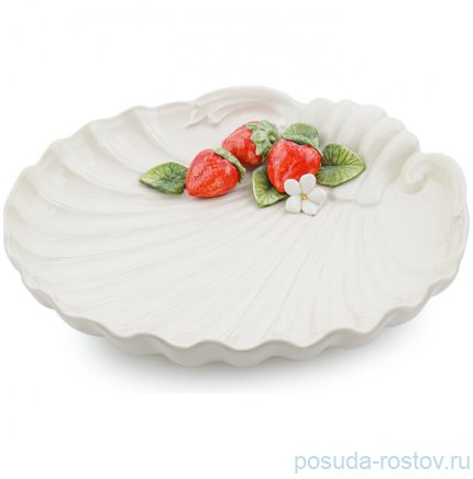 Блюдо 37 см круглое &quot;Клубника&quot; / 247611