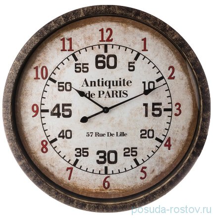 Часы настенные 67 см кварцевые круглые &quot;ANTIQUITE DE PARIS&quot; / 187997