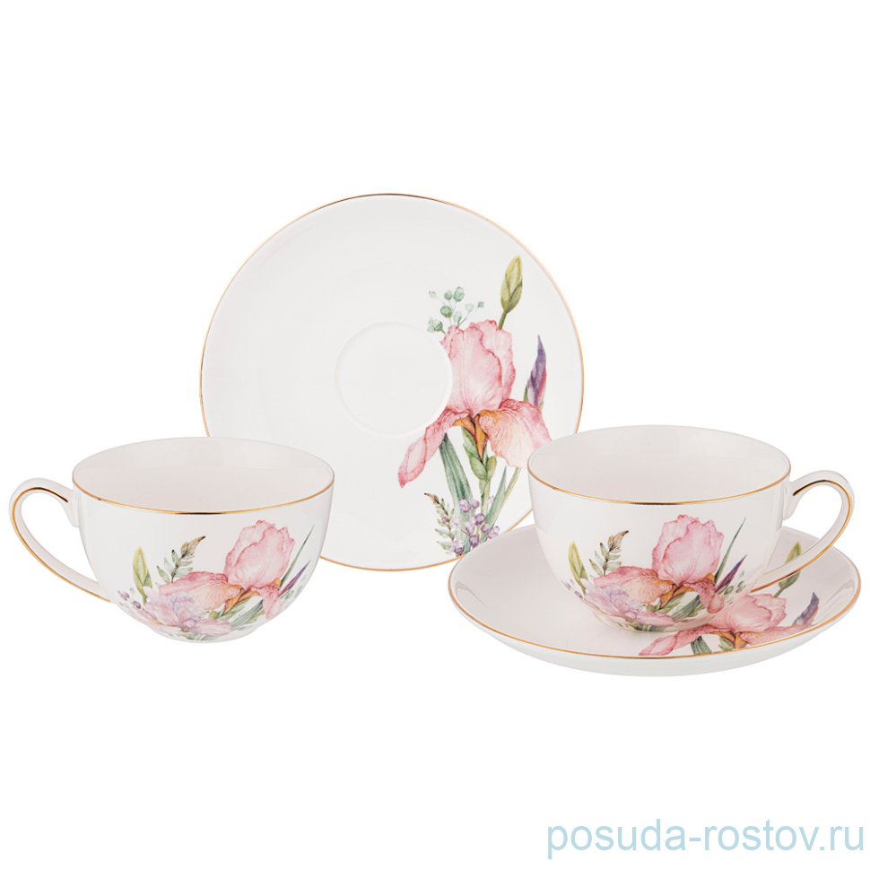 Набор чайных пар 280 мл 2 шт "Iris" / 245606 Набор чайных пар 280 мл 2 шт "Iris" / 245606