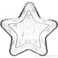 Блюдо 21 х 21 х 2,5 см Звезда &quot;Щелкунчик&quot; / 378978
