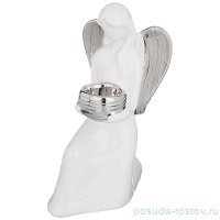 Подсвечник 15 х 19 х 29 см &quot;Ангел /Серебряная коллекция&quot; / 193078