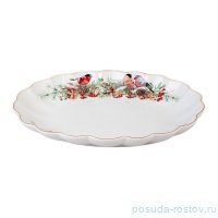 Блюдо 36 х 26,5 х 5 см &quot;Морозко /Красное&quot; / 360372
