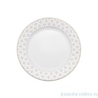 Набор тарелок 25 см 6 шт &quot;Серо-белая сетка&quot; / 230456