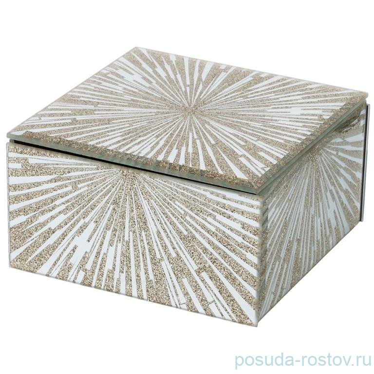 Шкатулка 12 х 12 х 6.5 см "Glamour chic" / 347228 Шкатулка 12 х 12 х 6.5 см "Glamour chic" / 347228