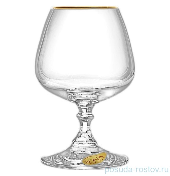 Бокал для бренди 280 мл 1 шт "Алекс /Золотая отводка" / 108646 Бокал для бренди 280 мл 1 шт "Алекс /Золотая отводка" / 108646