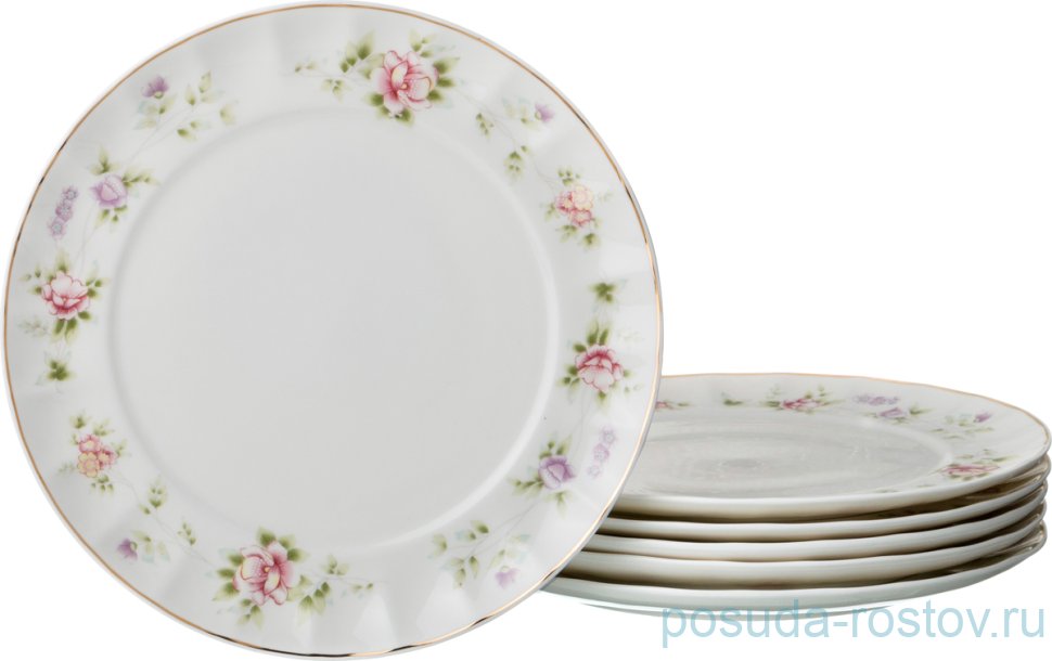 Набор тарелок 20 см 6 шт "Екатерина" / 192016 Набор тарелок 20 см 6 шт "Екатерина" / 192016