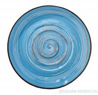 Блюдце 16 см универсальное голубое &quot;Spiral&quot; / 261676