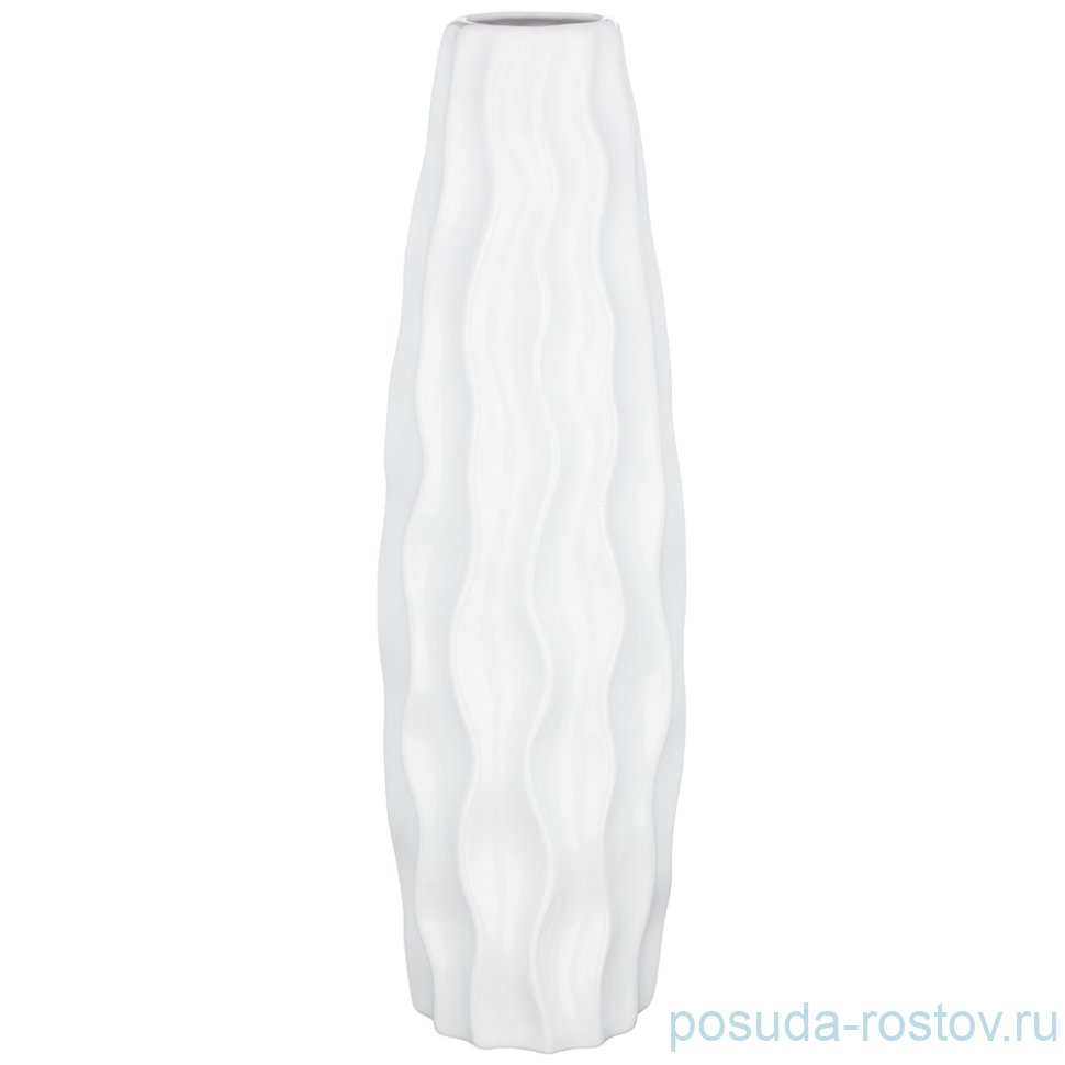 Ваза для цветов 49 см "Белая глазурь" / 233085