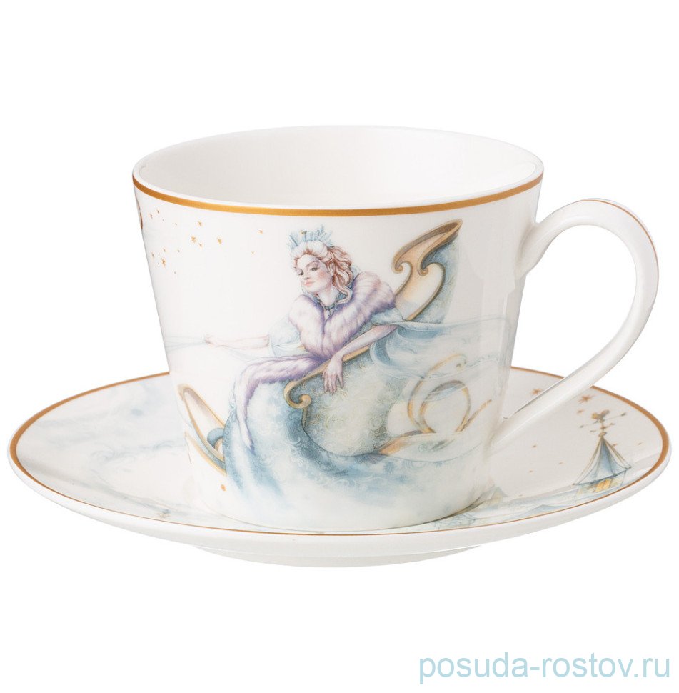 Чайная пара 300 мл "Снежная королева" / 336100