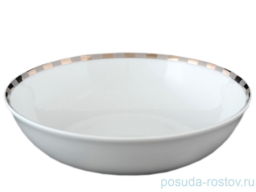 Салатник 19 см "Опал /Платиновые пластинки" / 025853 Салатник 19 см "Опал /Платиновые пластинки" / 025853