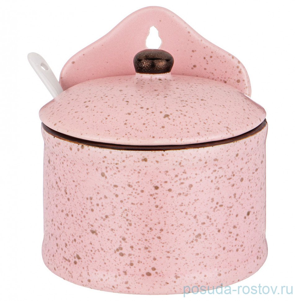 Банка для сыпучих продуктов 400 мл 11 х 8,5 х 13,5 см "cosmos /розовый" / 236097 Банка для сыпучих продуктов 400 мл 11 х 8,5 х 13,5 см "cosmos /розовый" / 236097