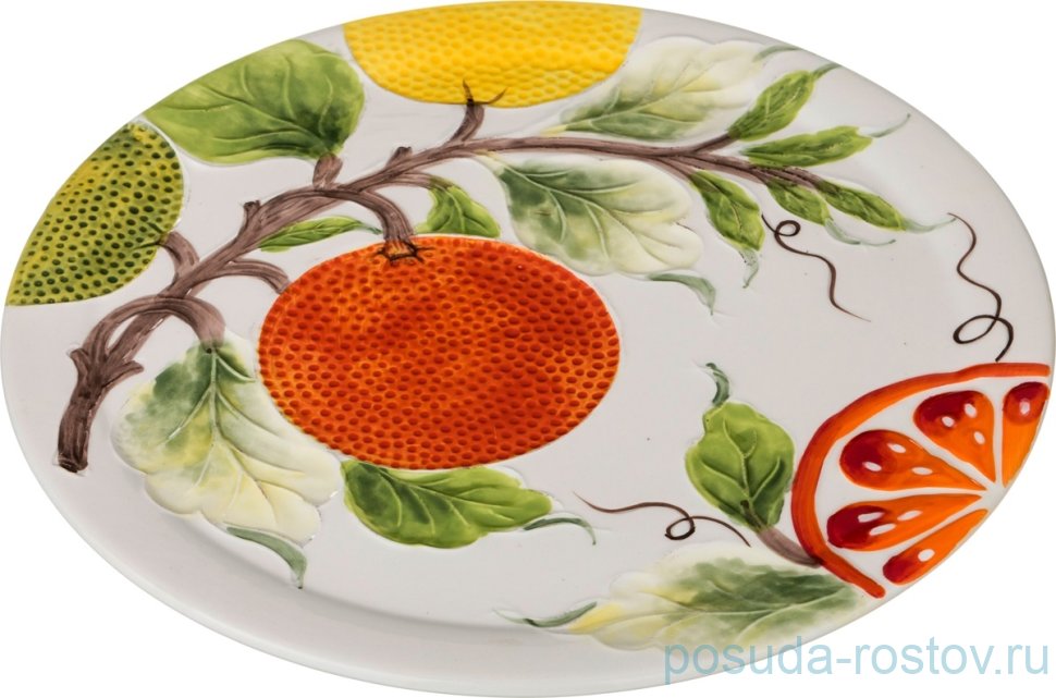 Блюдо 30 см круглое "Апельсин" / 192281