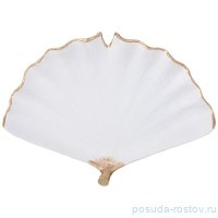 Блюдо декоративное 23 х 16,5 х 3,8 см белое Лист &quot;Leaf&quot; / 339045