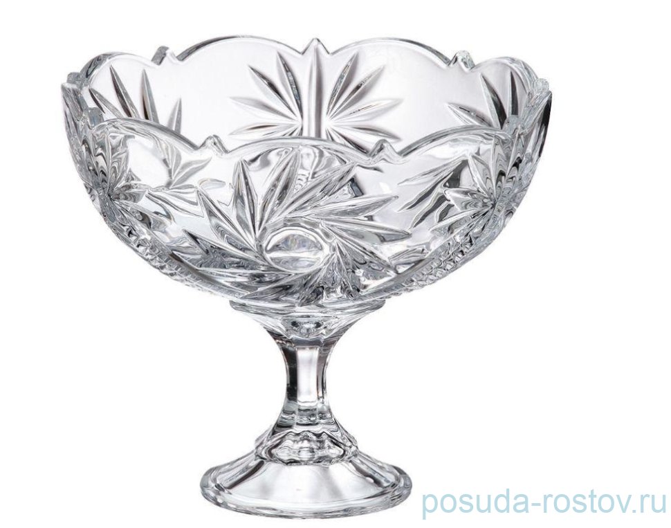 Ваза для фруктов 22 см н/н "Пинвил /Без декора" / 036873