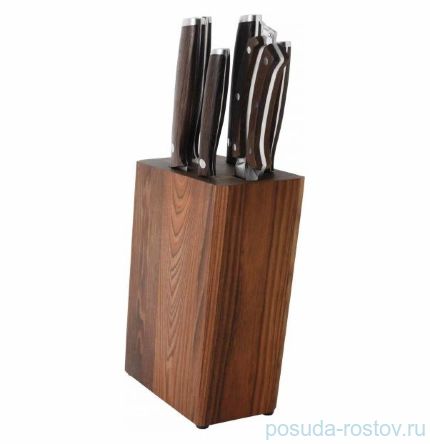 Набор кухонных ножей 7 предметов на подставке &quot;Dark Wood&quot; / 162526
