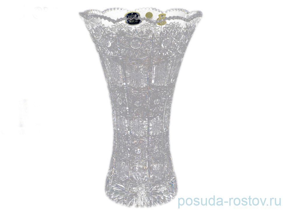 Ваза для цветов 30 см "S.Crystal /Хрусталь резной" / 060309