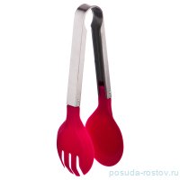 Щипцы раздаточные 20 см /розовые / 193201