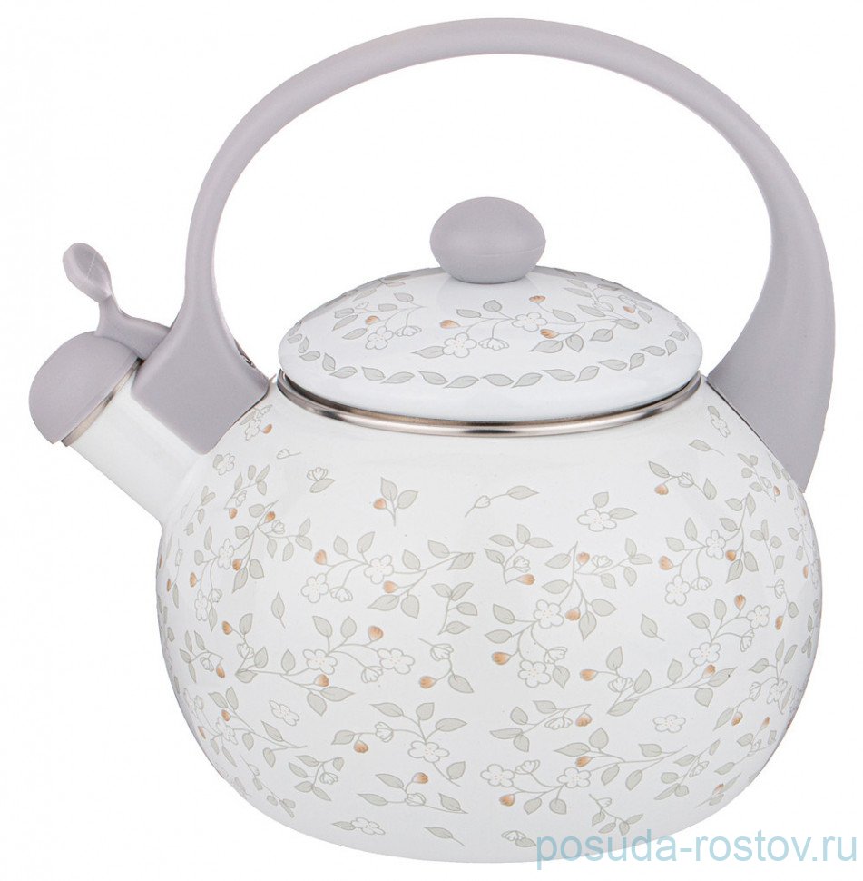 Чайник 2,2 л эмалированный со свистком "Вивьен" / 270670 Чайник 2,2 л эмалированный со свистком "Вивьен" / 270670