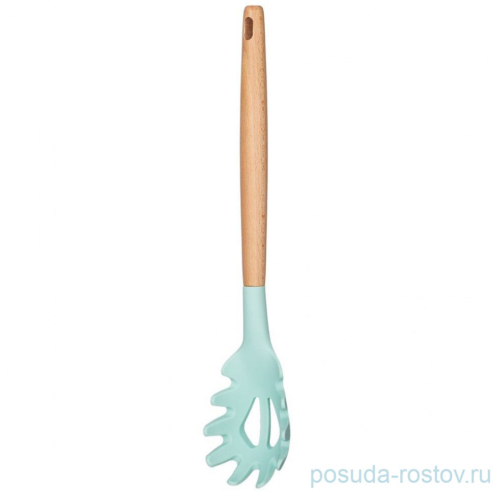Ложка поварская 31,5 см бирюзовая / 278973 Ложка поварская 31,5 см бирюзовая / 278973