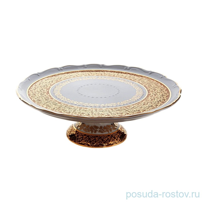 Тортница 30 см н/н "Фредерика /Золотые листики на красном" / 110181 Тортница 30 см н/н "Фредерика /Золотые листики на красном" / 110181