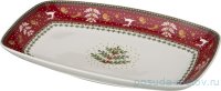 Блюдо 30 х 19 см прямоугольное &quot;christmas collection /красная&quot; / 192378