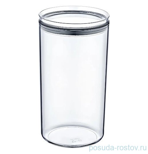 Контейнер 10,5 х 10,5 х 19,5 см пищевой с силиконовым уплотнением круглый 1,25 л EmHouse / 343661