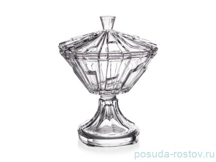 Конфетница 25 см с крышкой н/н &quot;Болеро /Без декора&quot; / 146582