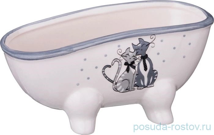 Подставка под губку 14 х 7 х 7 см "Ля мур /Ванна /Agness" / 191563