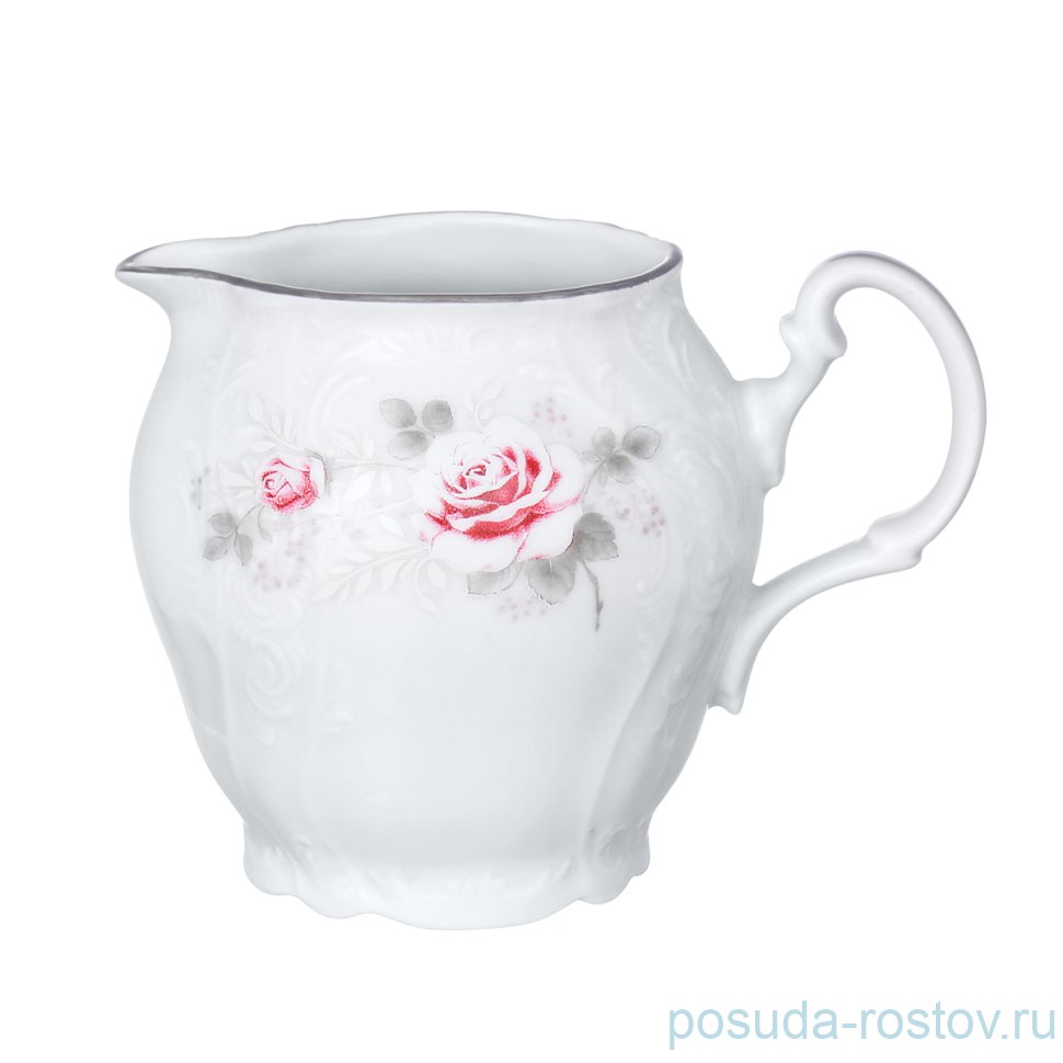 Молочник 250 мл "Бернадотт /Серая роза /платина" / 296168 Молочник 250 мл "Бернадотт /Серая роза /платина" / 296168