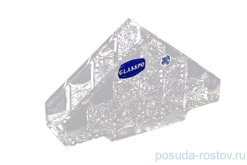 Салфетница 17 см "Glasspo /Хрусталь резной" / 011431 Салфетница 17 см "Glasspo /Хрусталь резной" / 011431