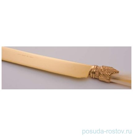 Нож для торта слоновая кость золото &quot;Ривадосси /Лаура&quot; / 028742