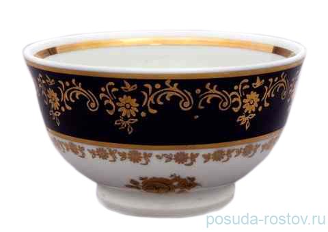 Набор пиал 16 см 6 шт Bohemia Porcelan Moritz Zdekauer 1810 s.r.o. "Офелия /Золотые розы /Кобальт" / 012568 Набор пиал 16 см 6 шт Bohemia Porcelan Moritz Zdekauer 1810 s.r.o. "Офелия /Золотые розы /Кобальт" / 012568