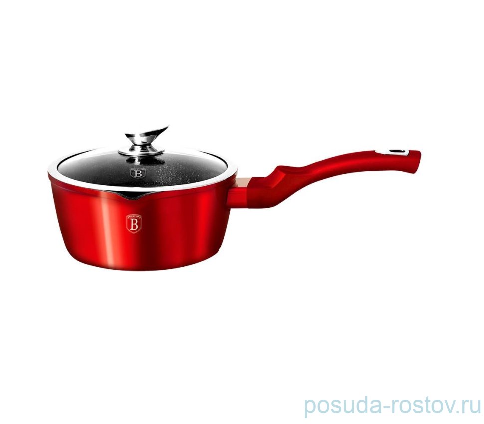 Ковш 16 см с крышкой Berlinger Haus "Burgundy Metallic Line" / 131620 Ковш 16 см с крышкой Berlinger Haus "Burgundy Metallic Line" / 131620