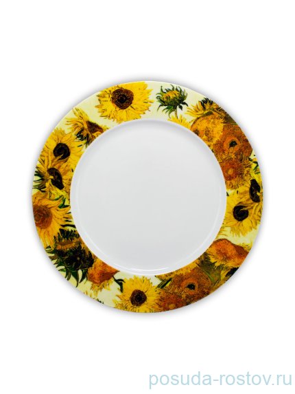 Блюдо 30 см круглое &quot;Кайро /Подсолнухи&quot; / 232427