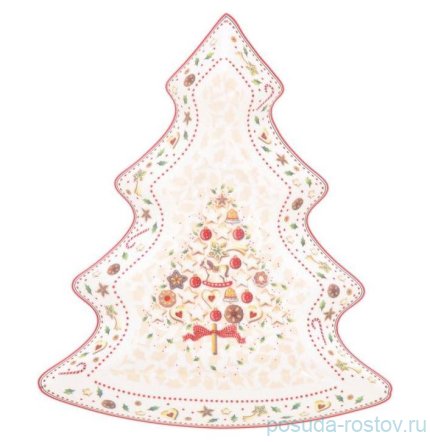 Блюдо 20 см Ёлочка &quot;Christmas world /Multi&quot; / 273715