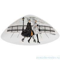 Блюдо 24 х 13 см треугольное &quot;Fashion Queen&quot;  / 190517