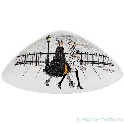 Блюдо 24 х 13 см треугольное &quot;Fashion Queen&quot;  / 190517
