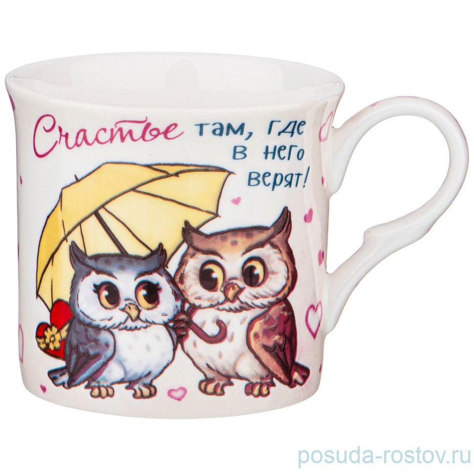 Кружка 325 мл "Желаем счастья!" / 227329 Кружка 325 мл "Желаем счастья!" / 227329
