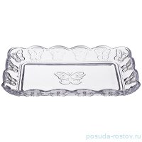 Блюдо 25 х 17 х 3 см прямоугольное &quot;Muza /Бабочки&quot; / 190105