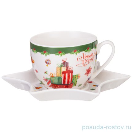Чайная пара 260 мл 1 шт &quot;winter story&quot; / 264200