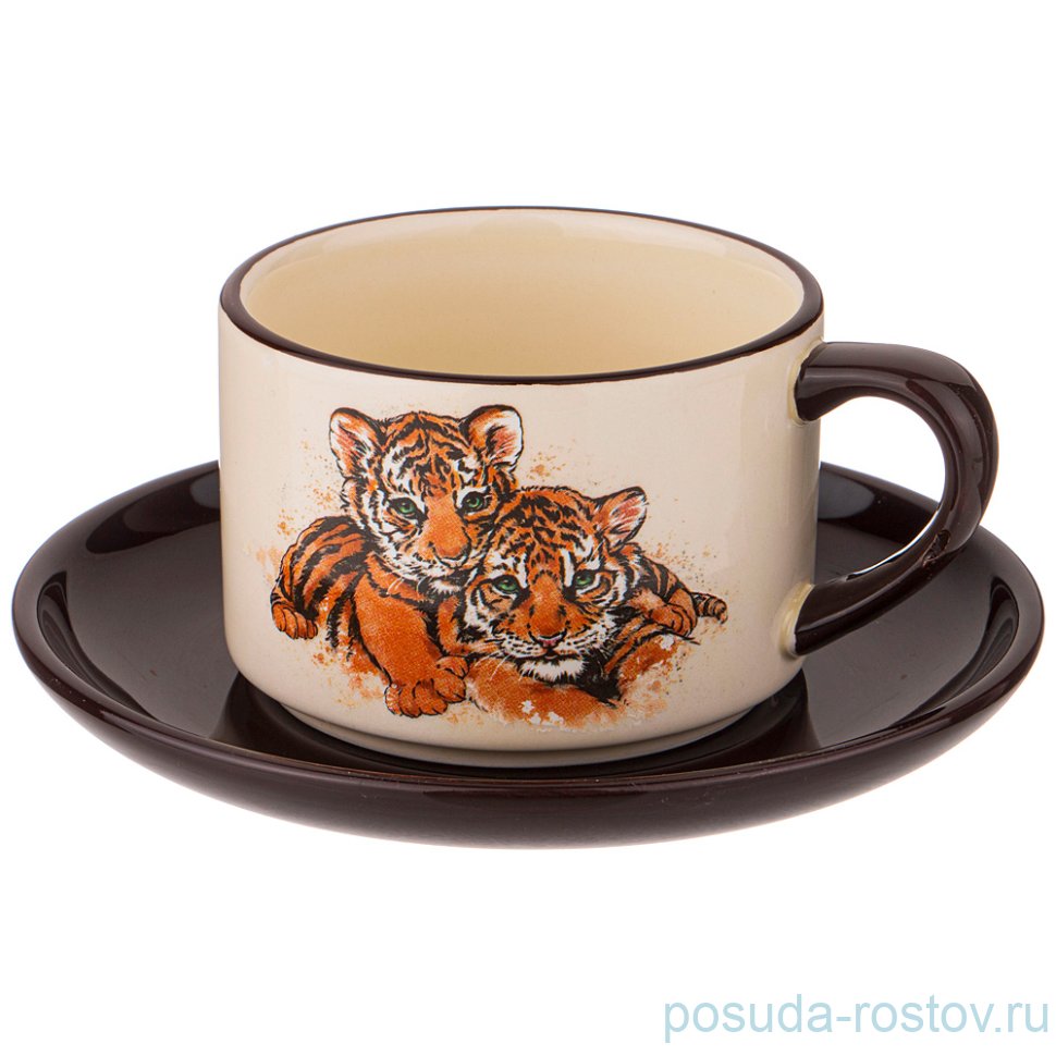 Чайная пара 220 мл "Tiger Amour" / 269356 Чайная пара 220 мл "Tiger Amour" / 269356