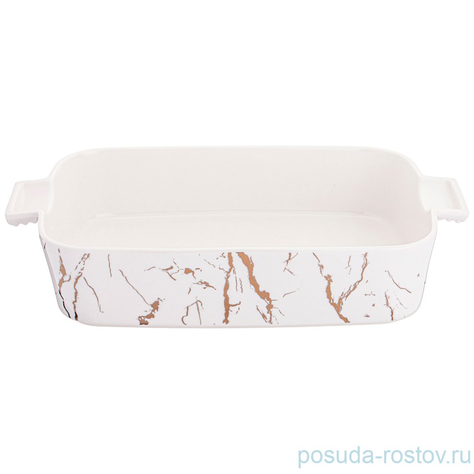 Блюдо для запекания 30 х 19,5 х 6 см прямоугольное "Fantasy /Белое" / 236766