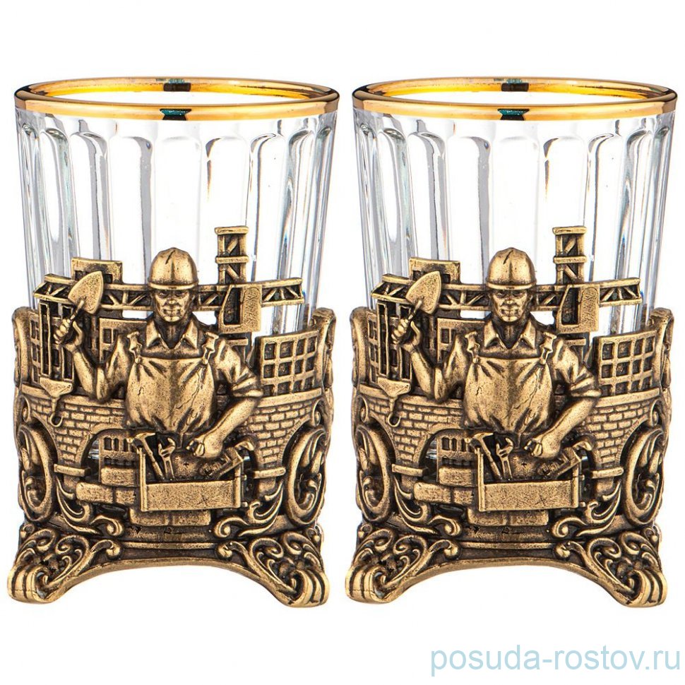 Стопки 50 мл 2 шт "Строитель" / 293518